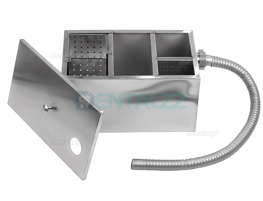 Separator Gipsu Stomatologiczny do Zlewu Stal Nierdzewna Filtr Osadowy 5-stopniowa Filtracja